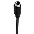 thumbnail image 5 of 90 Degree Bend Mini DIN 4Pin Male to Female S-Video 4-Pin SVHS Camera DVR, , DVD Player Video Connection Cable B, 5 of 5