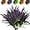 Deep Purple, variant on 8 Bundles Artificial Plants Outdoor UV Resistant Fake Plants Grass Bush,17Inch Tall Faux Grass Shrubs for Indoor Outside Home Porch Pathway Garden Décor (Fall Orange)
