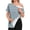 Gray, variant on Post Shoulder Surgery Shirts for Women Tear Away Adaptive Striped Shirts Short-Sleeve Port Postpartum Rotator Cuff Recovery Casual Clothes Green 2XL