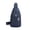 Dark Blue, variant on Adult Adjustable Straps Nylon Cross Body Bag in Blue, 1-Piece
