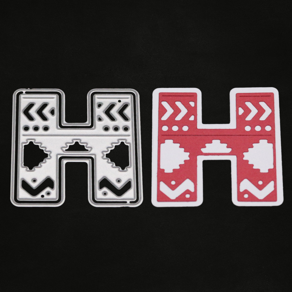 5cm large big alphabet letters cutting dies stencils metal for diy