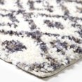 thumbnail image 6 of Orian Luxe 7'10" X 10'10" Soft White Geometric Plush Area Rug, 6 of 8