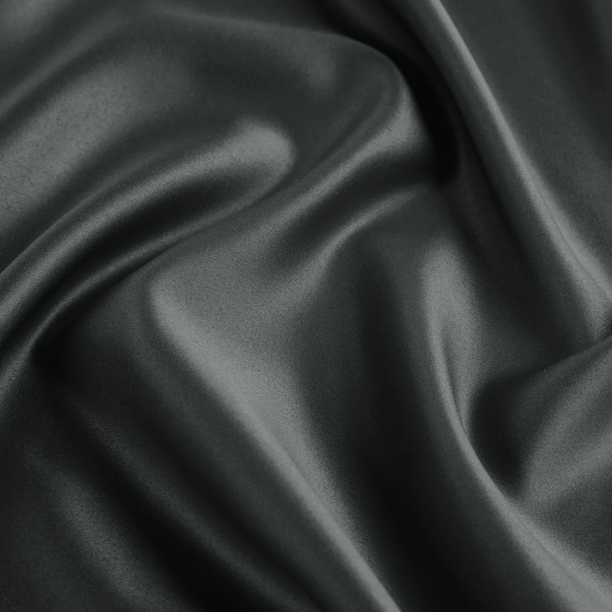 Unique Bargains 4 Pack Satin Pillowcases for Hair and Skin, Black Queen