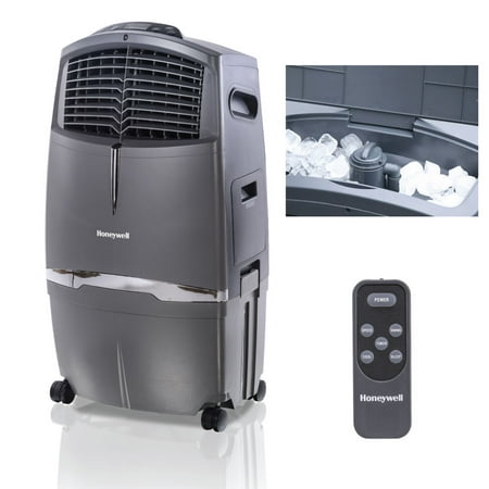 Honeywell 525-729CFM Portable Evaporative Cooler, Fan & Humidifier with Ice Compartment & Remote, CL30XC,