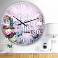 thumbnail image 2 of DesignArt Paris Illustration Large Wall Clock, 2 of 2