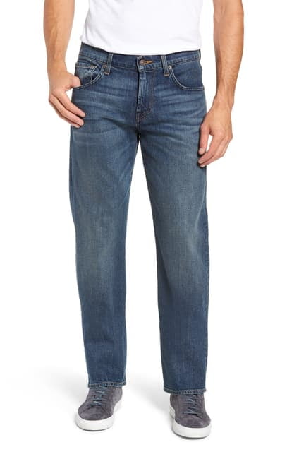 7 for All Mankind NAVY Carsen Relaxed 