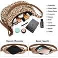 thumbnail image 2 of Cheetah Design Crescent Crossbody Bag for Women Cute Leopard Print Shoulder Bag with Adjustable Strap Vintage Animal Pattern Purse for Students Office or Daily Use, 2 of 5