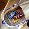 thumbnail image 1 of Bolsas de libros casuales Bolsas escolares de color de contraste Nylon con colgante para deporte al aire libre Ndcxsfigh Para Estrenar, 1 of 9