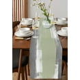 Sage Green Oil Painting Texture Paint Table Runner ration Home r Dinner