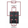 thumbnail image 6 of 2x Rocker Switch ON/OFF/ON 6-Pin DPDT Rectangular Car DC 12V AC 6A/250V 10A/125V, 6 of 6