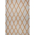 thumbnail image 1 of Ladole Rugs Tapis à Treillis Géométrique Style Simple Tapis Confortable Tapis en Orange, 1 of 4