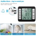 thumbnail image 6 of Indoor Thermometer, AMIR Wireless Fridge Thermometer Temperature Gauge for Refrigerator Fridge Freezer Bedroom Living Room Greenhouse Black, 6 of 11