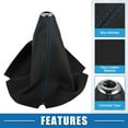 thumbnail image 4 of Unique Bargains Car Shift Boot Cover Universal Gear Shift Knob Shift Boot Dust Cover Simili Cuir, 4 of 7