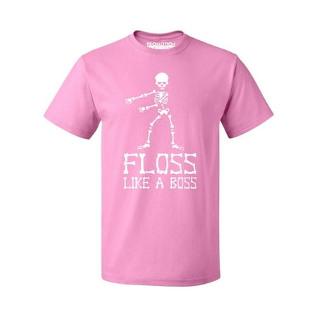 Floss Like A Boss Backpack Kid Dance Halloween Men's T-shirt, S, Azalea Pink