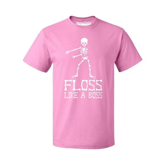 Floss Like A Boss Backpack Kid Dance Halloween Men's T-shirt, S, Azalea Pink