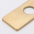 thumbnail image 3 of Rectangular Faucet Escutcheon for Bathroom Sink Faucets with Stainless Steel Holes - Replacement Plate(Gold), 3 of 5