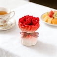 thumbnail image 4 of Decoration 12 Piece Rose Shaped Fruit Fork With Decorative Ceramic Vase For Elegant Setting And Party Serving, 4 of 5