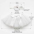 thumbnail image 3 of SHENGXINY Porch Goose Outfit, Bridal Tutu Dress with Flower Headband Goose Clothes for Wedding Lawn Holiday Decor White 23 in, 3 of 6