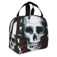 thumbnail image 2 of Honeii Watercolor Skull Print Lunch Bag Women, Lunch Box Lunch Bag for Women Adult Men, Small Leakproof Cute Lunch Tote Large Capacity Reusable, 2 of 8