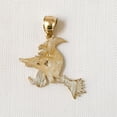 thumbnail image 3 of 14K Yellow Gold Witch on Broom Pendant, 3 of 4