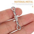 thumbnail image 3 of unbranded 10Ud De Joyería De Metal Para Manualidades En Pulseras Y Collares Color Plata, 3 of 8