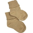 thumbnail image 2 of Tic Tac Toe - Big Girls' Triple Roll Socks 31770-Large (wheat), 2 of 3