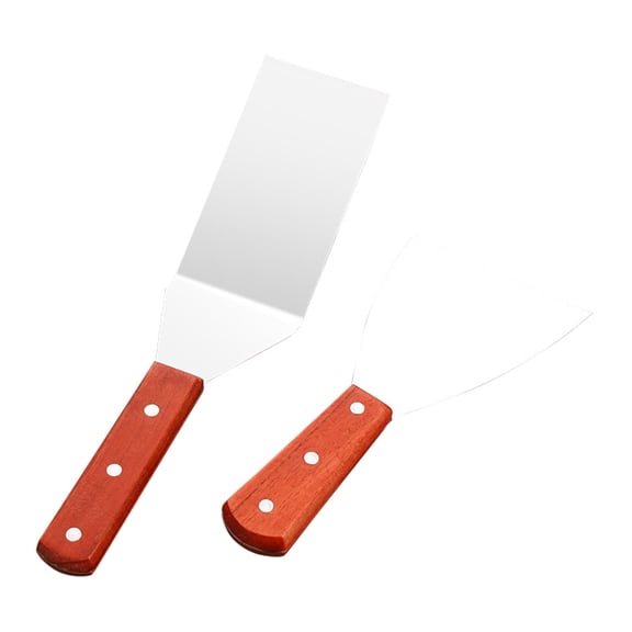 ROMANSENTIAL 2Pcs Stainless Steel Metal Hygienic Kitchenware for Home Kitchen Cooking
