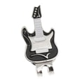 thumbnail image 2 of Clip estándar con r de bola de guitarra electrónica Negro + blanco shamjiam Marcador de pelota de golf, 2 of 7
