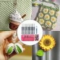 thumbnail image 2 of 9Pcs Aluminum Crochet Hook For 2.0mm-6.0mm Ergonomic Handle Crochet Hook, 2 of 12