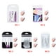 thumbnail image 3 of Jumpingount 1 rollo/10 Uds. Nail Art fibra de vidrio para Gel DIY uñas acrílico blanco puntas de extensión de uñas accesorio DIY Nail Spa herramienta Arte de uñas claro (YC01) Jumpingount MJ12962-01, 3 of 6