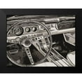 thumbnail image 2 of Sophie 6 14x12 Black Modern Framed Museum Art Print Titled - Vintage Car Dashboard, 2 of 5
