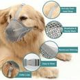 thumbnail image 2 of Muselière pour Chien avec Sangles Réglables, Muselière en Filet Souple pour Petit Chien de Taille Moyenne, 2 of 5
