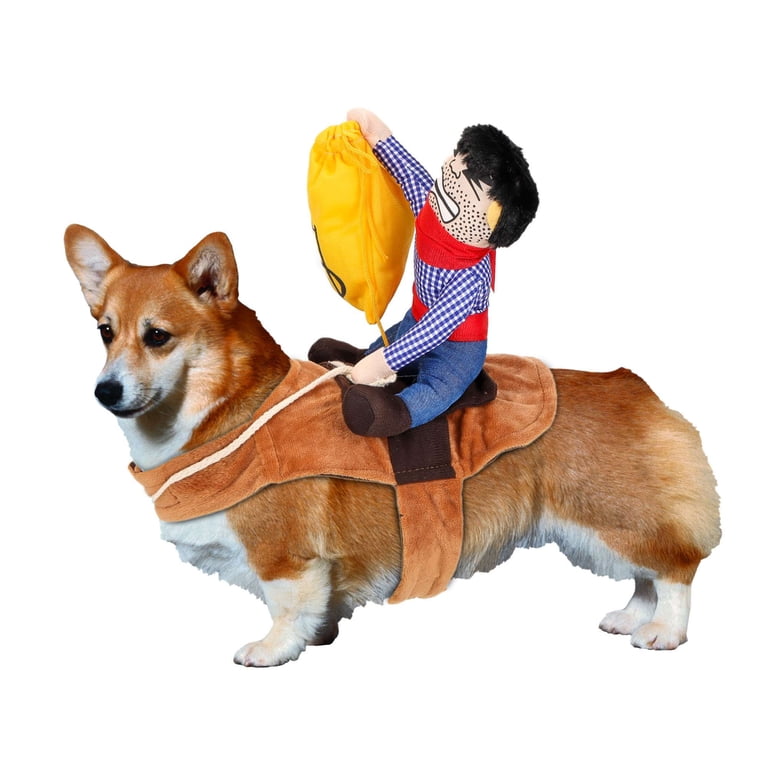 Spencer New Cowboy Rider Dog Costume for Dogs Clothes Knight Style