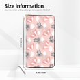 thumbnail image 2 of Leather Thin Slim Wallets for Women Men - Pink Parachute Gray Koala Clutch Card Wallet for Women Men with Zipper, 2 of 7