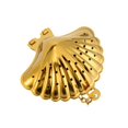 thumbnail image 1 of Lubelski Tea Infuser with Hook Reusable Stainless Steel Cute Seashell Shaped Loose Tea Infuser Teapot Accessories, 1 of 5
