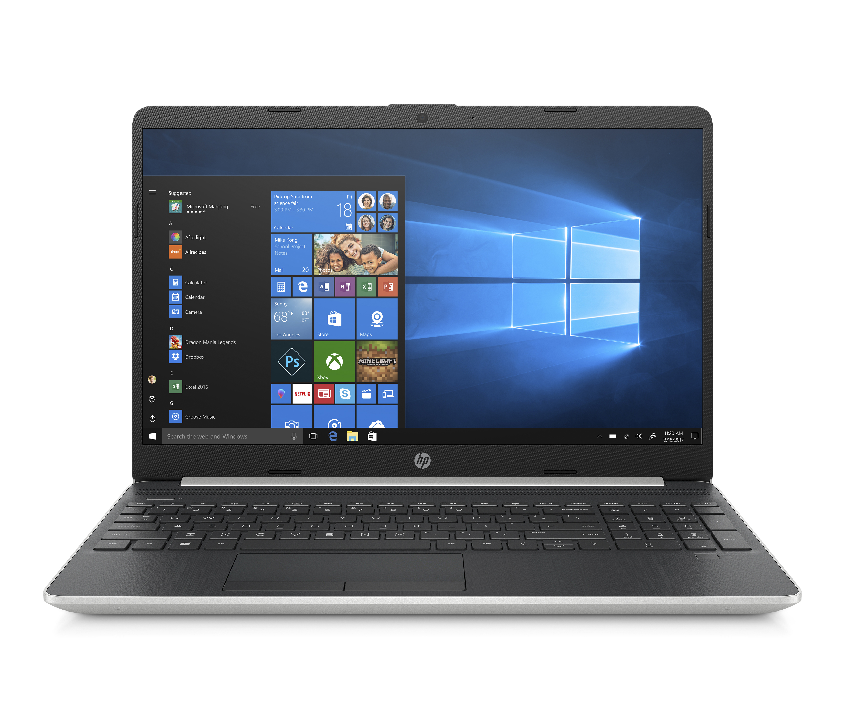 HP 15-dw0054wm 15.6" HD Laptop (Quad i5-8265U / 8GB / 256GB SSD)
