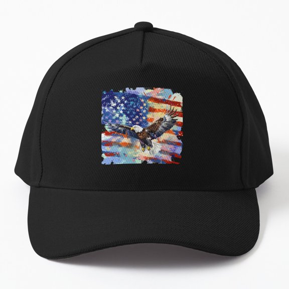 America July Fourth Baseball Hat, Independence Day Celebration Graphic Design, Classic Cap