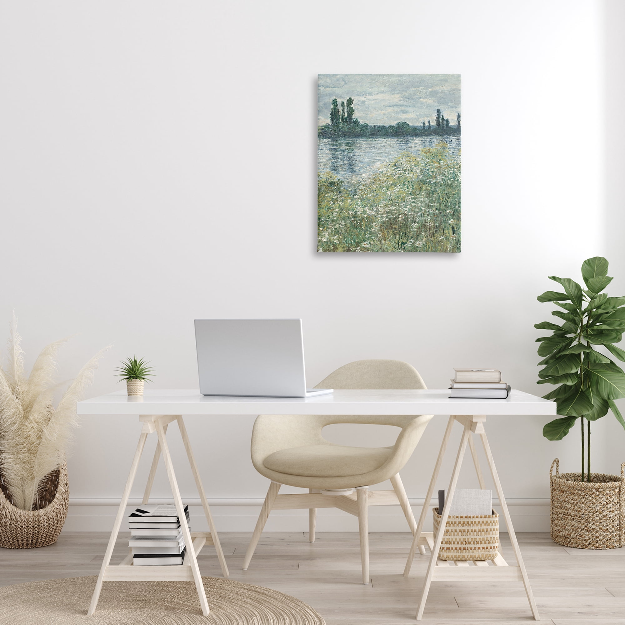 Stupell Industries Speckled Classic Landscape Landscape Painting Gallery Wrapped Canvas Art Print Wall Art, 24 x 30