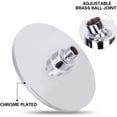 thumbnail image 4 of WWS-8" High Pressure Shower Head, 8 Inch Chrome Finish Rainfall Shower Head, Angle Adjustable Ball Joint, 4 of 4