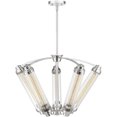 thumbnail image 1 of Savoy House - Pike Chandelier 5 Light  Metal/Glass  Polished Nickel Finish -, 1 of 5