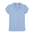 thumbnail image 6 of Ahabrexf Short Sleeve Top for Children Striped Button-Up Casual T-Shirt Medium to Large, 6 of 7