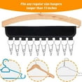 thumbnail image 2 of Hat Rack for Baseball Caps, Hanging Hat Organizer Display Holder, Hanger Hat Holder for Closet, Ball Cap Hat Storage Ideas (2-Pack), 2 of 5