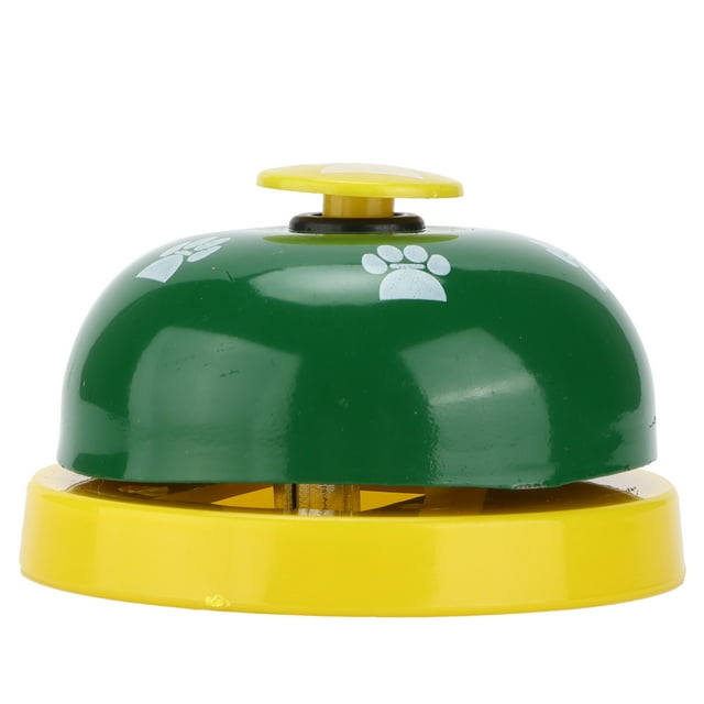 Puppy Training Bell, Dog Potty Training Bell Pet Training Bells For Home Pet Shop For Dog Cat Yellow Base And Green Cover