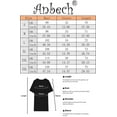 thumbnail image 4 of Anbech Womens Tops Casual Short Sleeve V Neck T Shirts Simple Solid Color Summer Loose Tops, 4 of 4