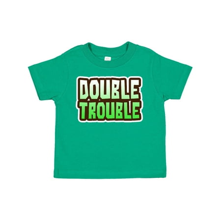 

Inktastic Doube Trouble Gift Toddler Boy or Toddler Girl T-Shirt