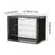 thumbnail image 3 of Storage Display Rack | Transparent Hand Puppet Display Case - Multifunctional Stackable Storage Organizer with Removable Partition | 27x22x18cm Plastic Box | Clear Cover, 3 of 6