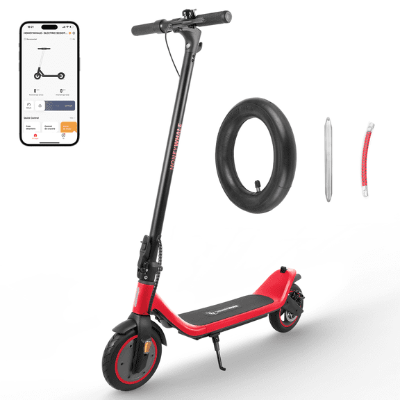 Scooter eléctrico Honey Whale M1 Rojo