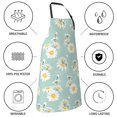 thumbnail image 5 of Naloa Floral Daisy Apron Kitchen Aprons with Pockets for Women Men Chef, 5 of 8