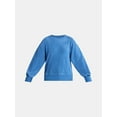 thumbnail image 5 of Time and Tru Women's Reverse Fleece Pullover Sweatshirt, XS-XXXL, 5 of 5