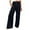 Black, variant on PMUYBHF Athletic Pants for Women Tall Linen Pants Women Comfy Flowy Wide Leg Pants Summer Baggy High Waisted Palazzo Beach Pants Trousers with Pockets Dress Pants Women Plus Size Stretchy Petite Pants